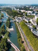 Pau,Aerial,Panoramic,View.,Pau,Is,A,City,,Commune,And